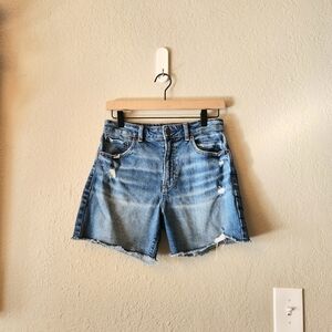 Gap Teen High-Rise 5" Distressed Jean Shorts